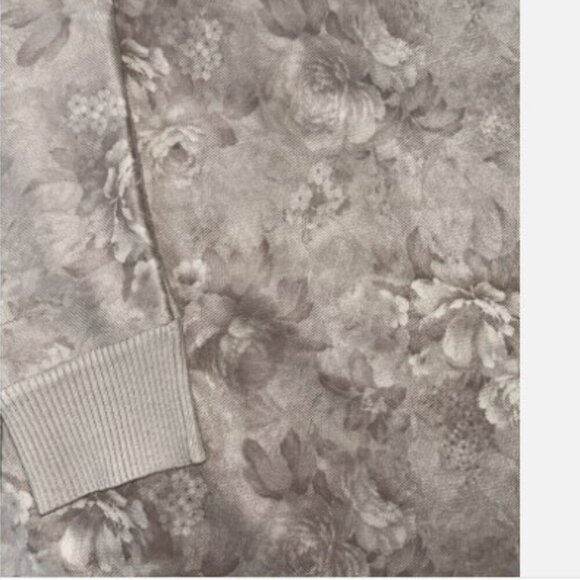 Sioni Milano Floral Sweater Long Sleeve Thin Soft Lightweight Women’s Size Large - Picture 4 of 5